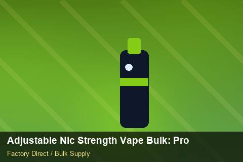 Adjustable Nic Strength Vape Bulk — Adjustable Nic Strength Vape Bulk: Product Launch Playbook — Summer Range photo 2