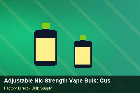 Adjustable Nic Strength Vape Bulk — Adjustable Nic Strength Vape Bulk: Customs Documentation — Winter Range photo 2