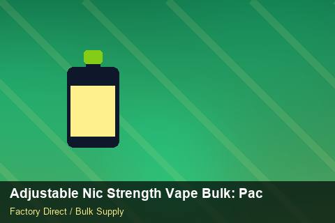 Adjustable Nic Strength Vape Bulk — Adjustable Nic Strength Vape Bulk: Packaging Standards — Winter Range photo 1