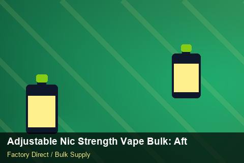 Adjustable Nic Strength Vape Bulk — Adjustable Nic Strength Vape Bulk: After-Sales Support — Winter Range photo 2