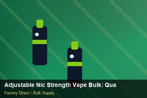 Adjustable Nic Strength Vape Bulk — Adjustable Nic Strength Vape Bulk: Quality Control Process — Winter Range photo 1