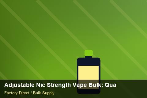 Adjustable Nic Strength Vape Bulk — Adjustable Nic Strength Vape Bulk: Quality Control Process — Winter Range photo 2