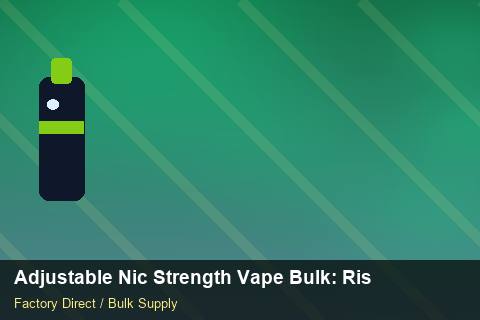 Adjustable Nic Strength Vape Bulk — Adjustable Nic Strength Vape Bulk: Risk Management — Winter Range photo 1