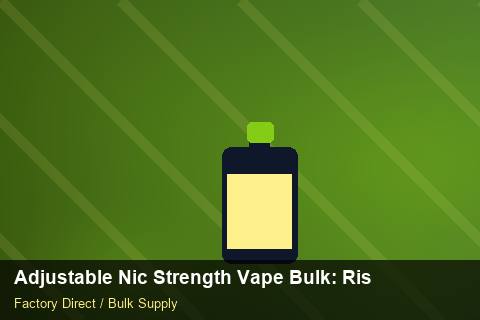 Adjustable Nic Strength Vape Bulk — Adjustable Nic Strength Vape Bulk: Risk Management — Winter Range photo 2