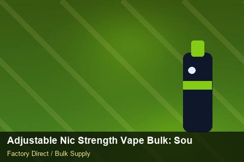 Adjustable Nic Strength Vape Bulk — Adjustable Nic Strength Vape Bulk: Sourcing Workflow — Winter Range photo 1