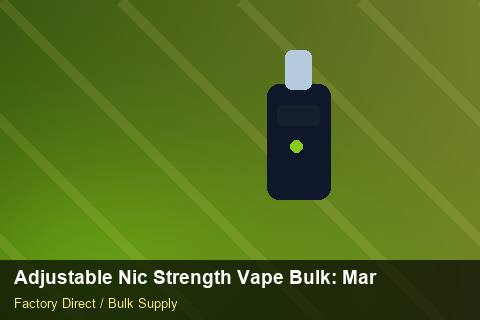 Adjustable Nic Strength Vape Bulk — Adjustable Nic Strength Vape Bulk: Margin Calculator — Winter Range photo 2