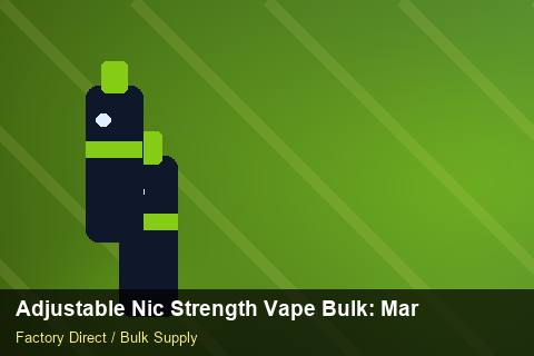 Adjustable Nic Strength Vape Bulk — Adjustable Nic Strength Vape Bulk: Market Comparison — Winter Range photo 2