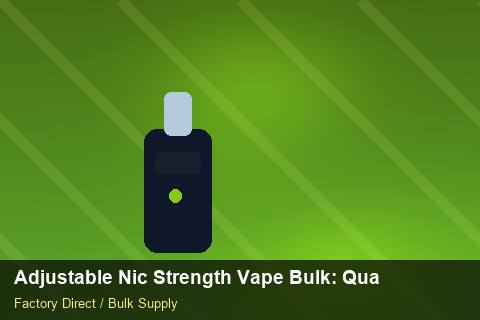 Adjustable Nic Strength Vape Bulk — Adjustable Nic Strength Vape Bulk: Quality Inspection Checklist — Limited Editions photo 1