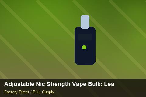 Adjustable Nic Strength Vape Bulk — Adjustable Nic Strength Vape Bulk: Lead Time & MOQ — Limited Editions photo 2