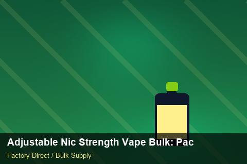 Adjustable Nic Strength Vape Bulk — Adjustable Nic Strength Vape Bulk: Packaging Standards — Limited Editions photo 1