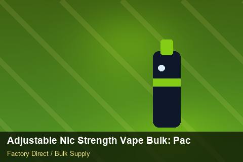Adjustable Nic Strength Vape Bulk — Adjustable Nic Strength Vape Bulk: Packaging Standards — Limited Editions photo 2