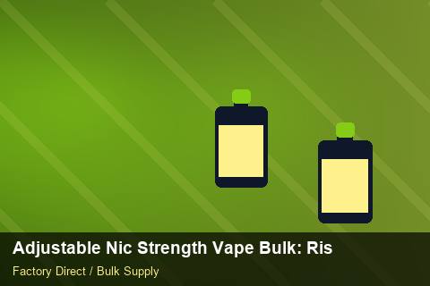 Adjustable Nic Strength Vape Bulk — Adjustable Nic Strength Vape Bulk: Risk Management — Limited Editions photo 2