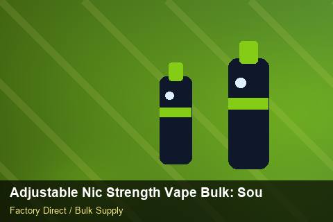 Adjustable Nic Strength Vape Bulk — Adjustable Nic Strength Vape Bulk: Sourcing Workflow — Limited Editions photo 1