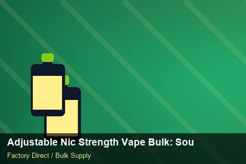 Adjustable Nic Strength Vape Bulk — Adjustable Nic Strength Vape Bulk: Sourcing Workflow — Limited Editions photo 2