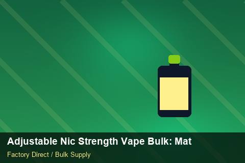 Adjustable Nic Strength Vape Bulk — Adjustable Nic Strength Vape Bulk: Material & Ingredients — Limited Editions photo 1