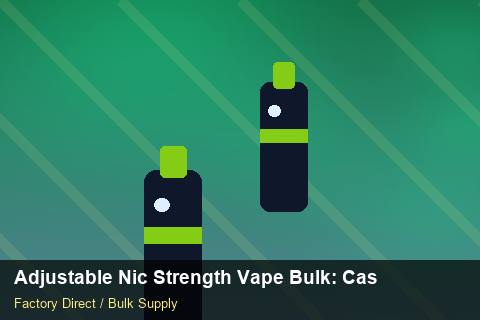 Adjustable Nic Strength Vape Bulk — Adjustable Nic Strength Vape Bulk: Case Studies — Limited Editions photo 1