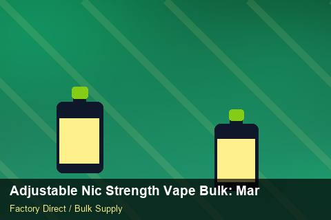 Adjustable Nic Strength Vape Bulk — Adjustable Nic Strength Vape Bulk: Margin Calculator — Limited Editions photo 1