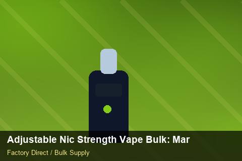 Adjustable Nic Strength Vape Bulk — Adjustable Nic Strength Vape Bulk: Margin Calculator — Limited Editions photo 2