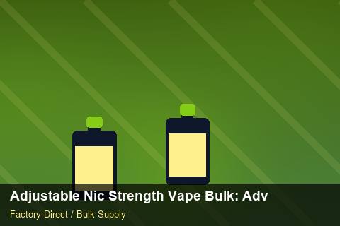 Adjustable Nic Strength Vape Bulk — Adjustable Nic Strength Vape Bulk: Advanced Sourcing — Limited Editions photo 2