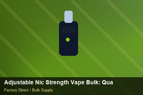 Adjustable Nic Strength Vape Bulk — Adjustable Nic Strength Vape Bulk: Quality Inspection Checklist — Retail Merchandising photo 1
