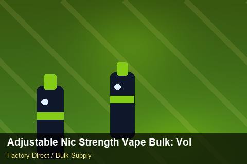 Adjustable Nic Strength Vape Bulk — Adjustable Nic Strength Vape Bulk: Volume Pricing Tiers — Retail Merchandising photo 2