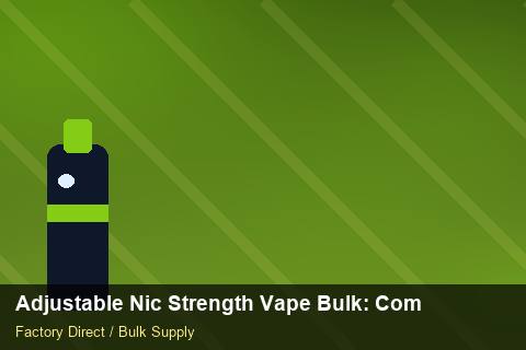 Adjustable Nic Strength Vape Bulk — Adjustable Nic Strength Vape Bulk: Compliance Standards — Retail Merchandising photo 1