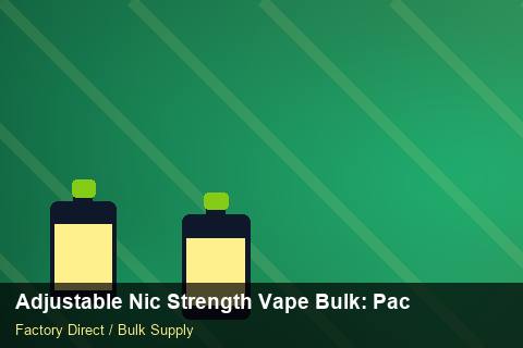 Adjustable Nic Strength Vape Bulk — Adjustable Nic Strength Vape Bulk: Packaging Standards — Retail Merchandising photo 1