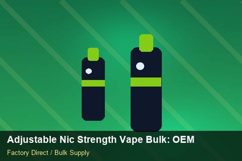 Adjustable Nic Strength Vape Bulk — Adjustable Nic Strength Vape Bulk: OEM & ODM Service — Retail Merchandising photo 2