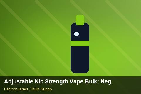 Adjustable Nic Strength Vape Bulk — Adjustable Nic Strength Vape Bulk: Negotiation Tips — Retail Merchandising photo 1