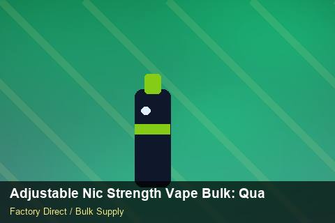Adjustable Nic Strength Vape Bulk — Adjustable Nic Strength Vape Bulk: Quality Control Process — Retail Merchandising photo 1