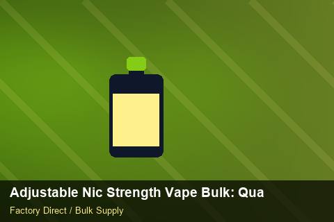Adjustable Nic Strength Vape Bulk — Adjustable Nic Strength Vape Bulk: Quality Control Process — Retail Merchandising photo 2