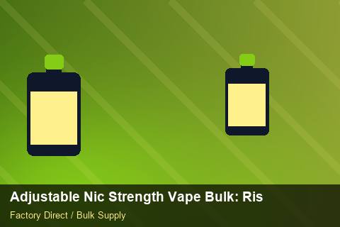 Adjustable Nic Strength Vape Bulk — Adjustable Nic Strength Vape Bulk: Risk Management — Retail Merchandising photo 2