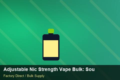 Adjustable Nic Strength Vape Bulk — Adjustable Nic Strength Vape Bulk: Sourcing Workflow — Retail Merchandising photo 2