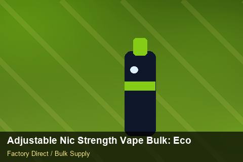 Adjustable Nic Strength Vape Bulk — Adjustable Nic Strength Vape Bulk: Eco-Friendly Materials — Retail Merchandising photo 2