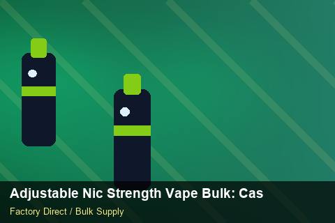 Adjustable Nic Strength Vape Bulk — Adjustable Nic Strength Vape Bulk: Case Studies — Retail Merchandising photo 1