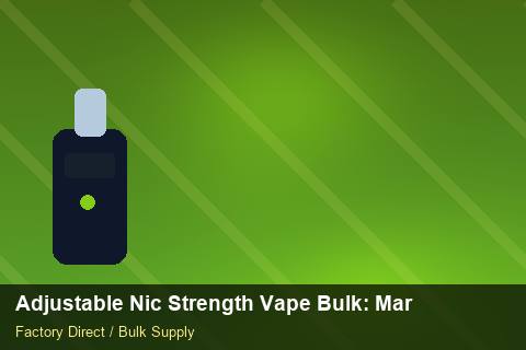 Adjustable Nic Strength Vape Bulk — Adjustable Nic Strength Vape Bulk: Margin Calculator — Retail Merchandising photo 2