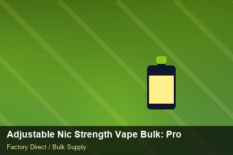Adjustable Nic Strength Vape Bulk — Adjustable Nic Strength Vape Bulk: Procurement Checklist — Retail Merchandising photo 1