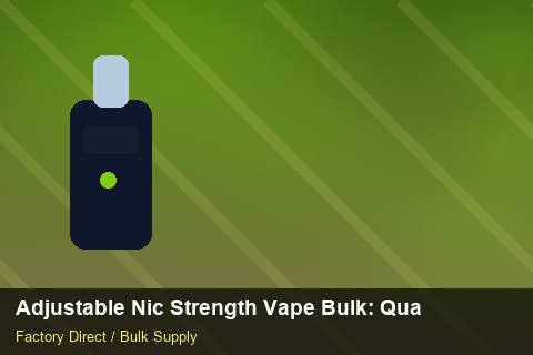 Adjustable Nic Strength Vape Bulk — Adjustable Nic Strength Vape Bulk: Quality Inspection Checklist — Shelf Placement photo 1