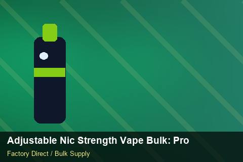 Adjustable Nic Strength Vape Bulk — Adjustable Nic Strength Vape Bulk: Procurement Strategy — Shelf Placement photo 2