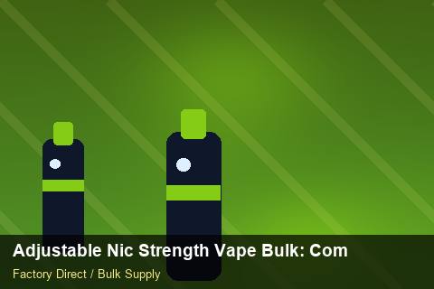 Adjustable Nic Strength Vape Bulk — Adjustable Nic Strength Vape Bulk: Compliance Standards — Shelf Placement photo 1