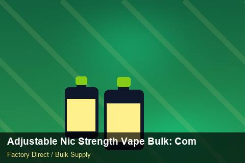Adjustable Nic Strength Vape Bulk — Adjustable Nic Strength Vape Bulk: Compliance Standards — Shelf Placement photo 2