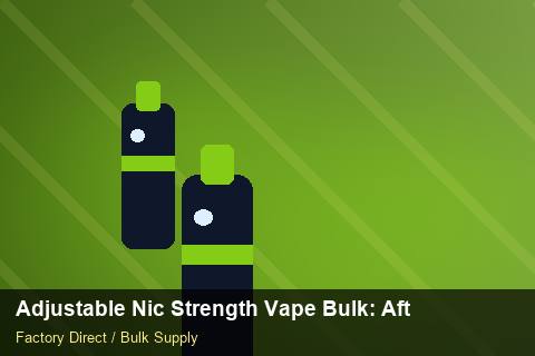 Adjustable Nic Strength Vape Bulk — Adjustable Nic Strength Vape Bulk: After-Sales Support — Shelf Placement photo 1