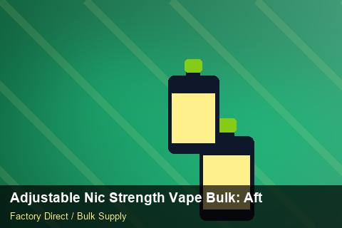 Adjustable Nic Strength Vape Bulk — Adjustable Nic Strength Vape Bulk: After-Sales Support — Shelf Placement photo 2