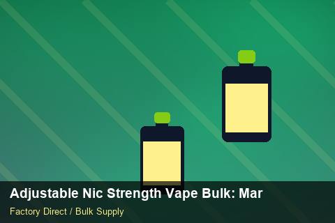 Adjustable Nic Strength Vape Bulk — Adjustable Nic Strength Vape Bulk: Market Trends 2026 — Shelf Placement photo 1