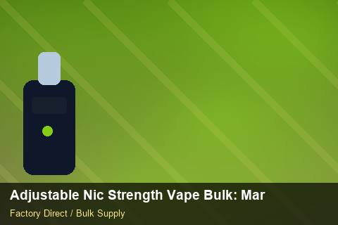 Adjustable Nic Strength Vape Bulk — Adjustable Nic Strength Vape Bulk: Market Trends 2026 — Shelf Placement photo 2