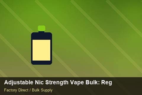 Adjustable Nic Strength Vape Bulk — Adjustable Nic Strength Vape Bulk: Regulatory Update — Shelf Placement photo 1