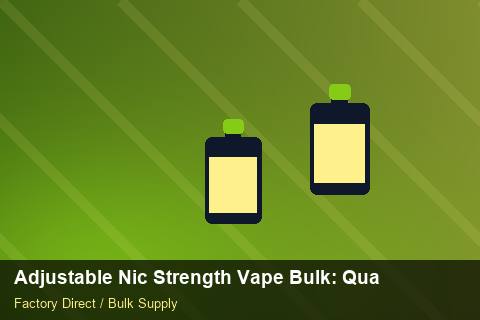 Adjustable Nic Strength Vape Bulk — Adjustable Nic Strength Vape Bulk: Quality Control Process — Shelf Placement photo 2