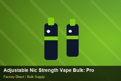 Adjustable Nic Strength Vape Bulk — Adjustable Nic Strength Vape Bulk: Production Capacity — Shelf Placement photo 2
