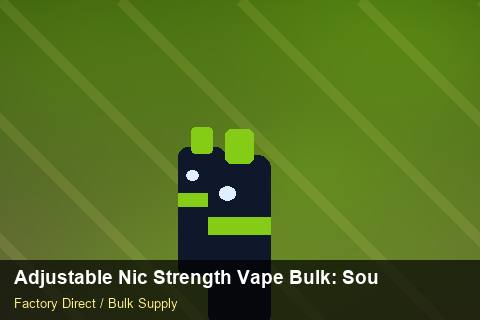 Adjustable Nic Strength Vape Bulk — Adjustable Nic Strength Vape Bulk: Sourcing Workflow — Shelf Placement photo 1