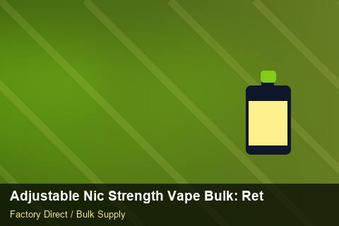 Adjustable Nic Strength Vape Bulk — Adjustable Nic Strength Vape Bulk: Returns & Warranty — Shelf Placement photo 2